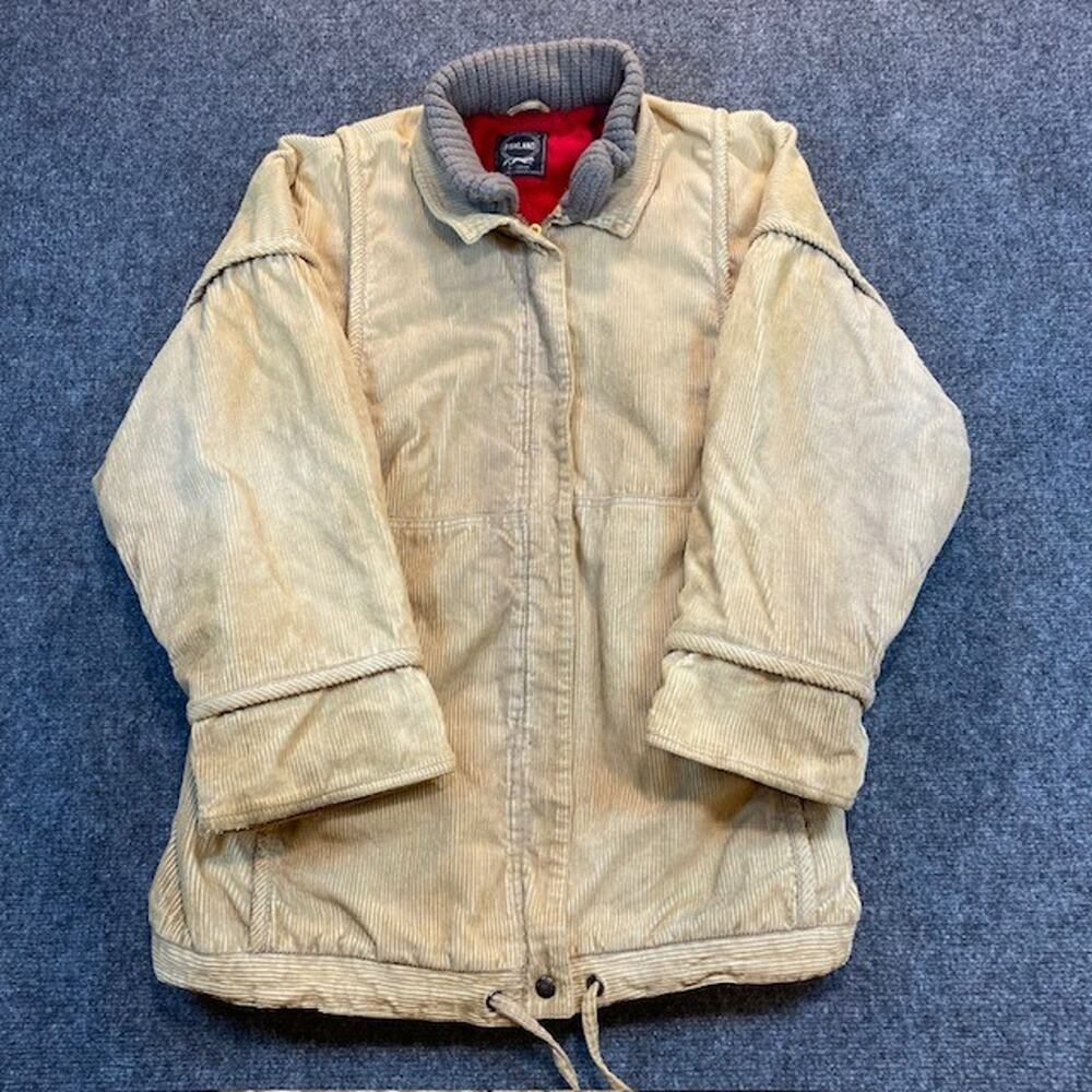 VINTAGE Foxland Corduroy Lined Barn Winter Chore Jacket Coat Men's Size Medium